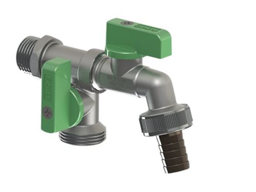 Кран шаровый поливочный трехпроходной Jardin ARCO