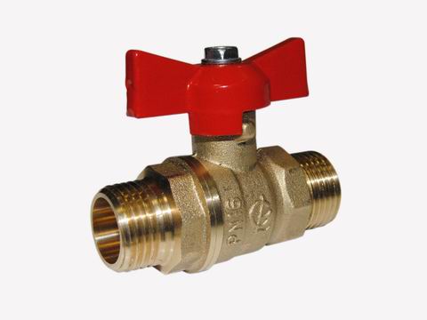 Кран шаровый нар/нар бабочка ГАЛЛОП