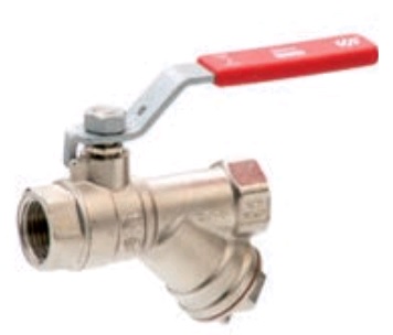 Кран шаровый вн/вн с фильтром, ручка Sena ARCO