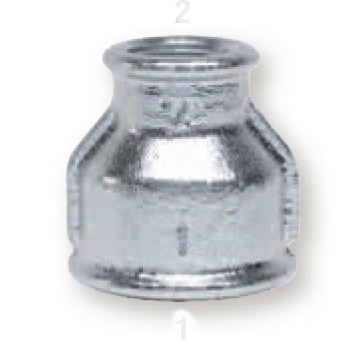 Муфта оцинкованная редукционная GEBO