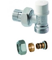 Кран для радиаторов УГЛОВОЙ, обратки ARCO