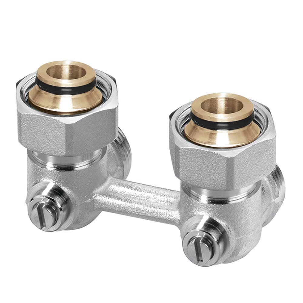 Кран нижнего подключения угловой